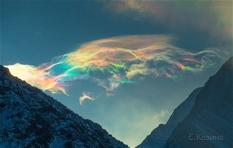 The Sky Above the Mountains Iridescent Abstraction and Ethereal Landscapes